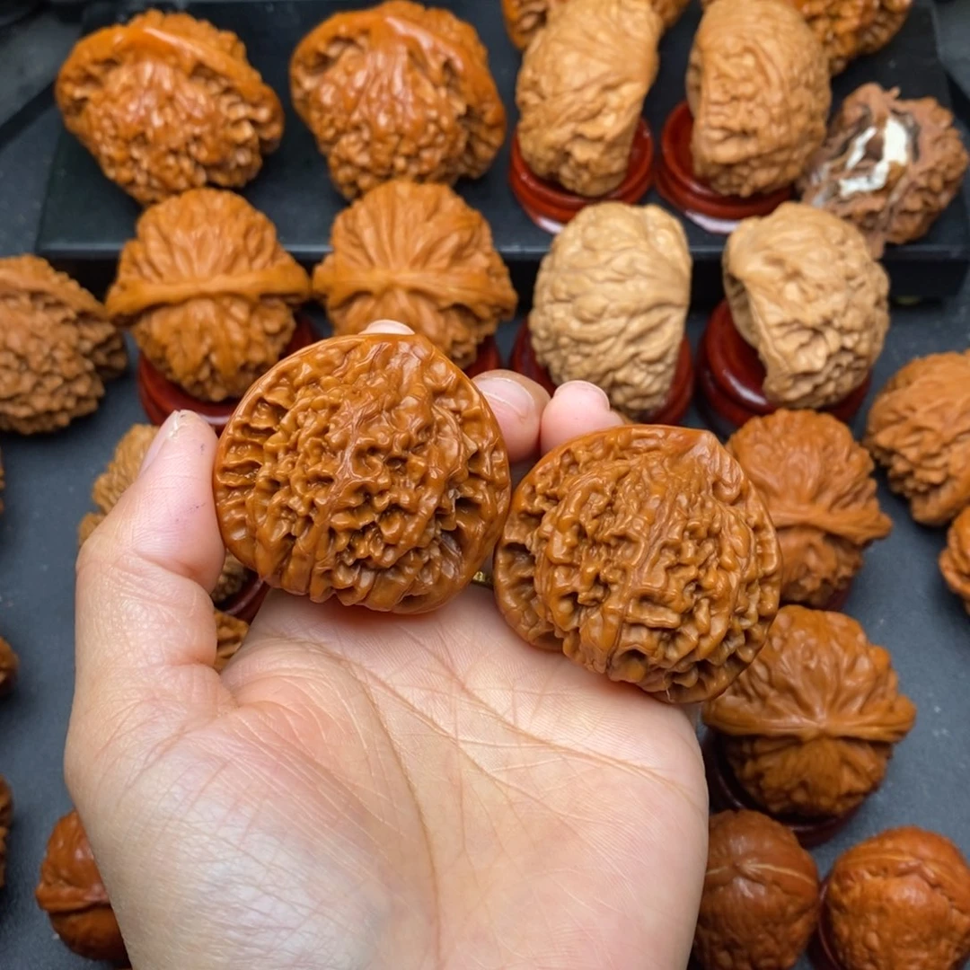 把件文玩核桃43官帽