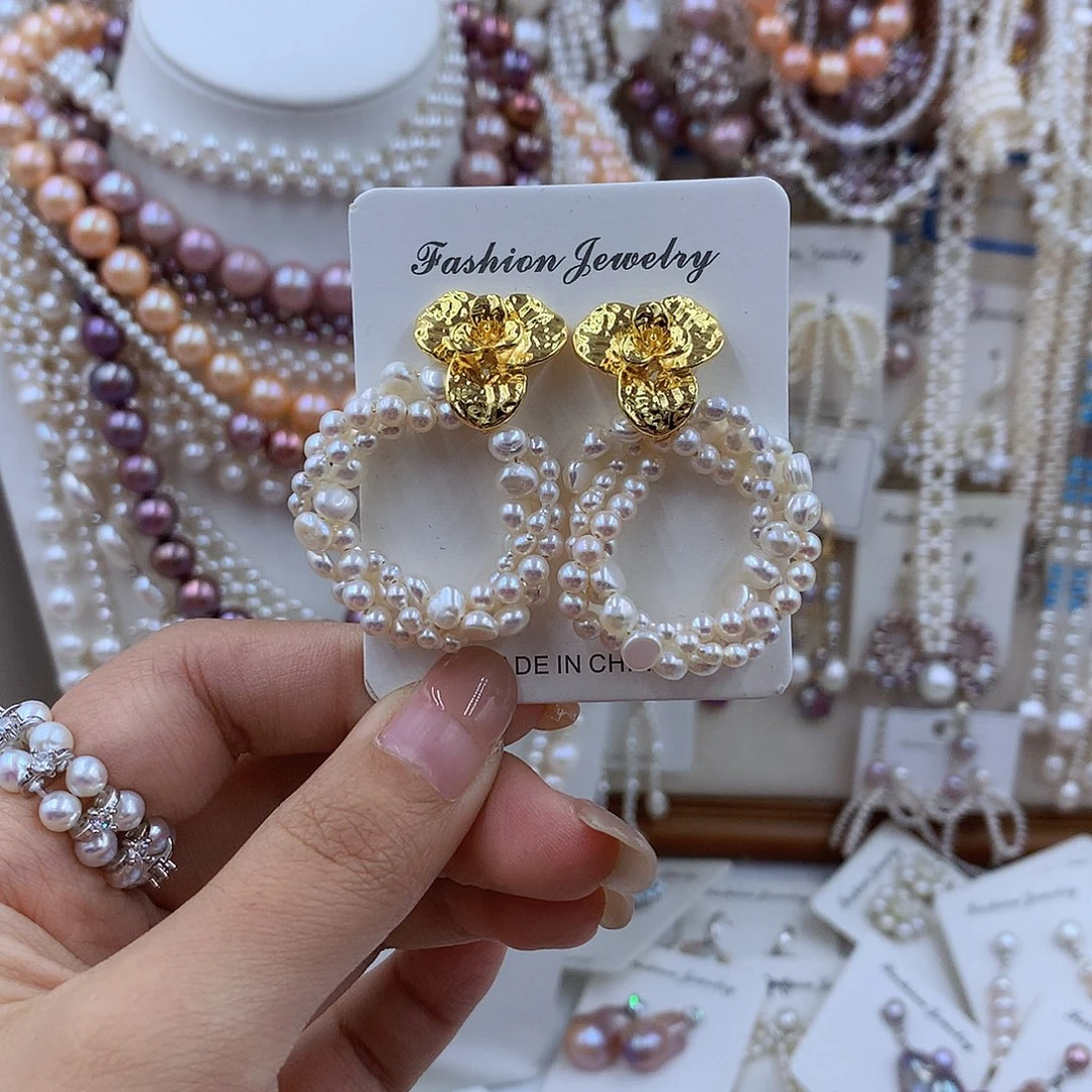 项链18K金镶嵌淡水珍珠