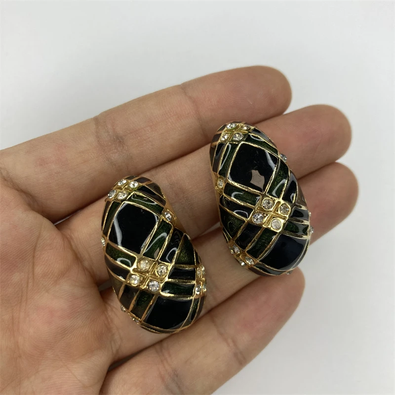 合金耳饰 珐琅蝉蛹耳夹1-22【2070114-023】