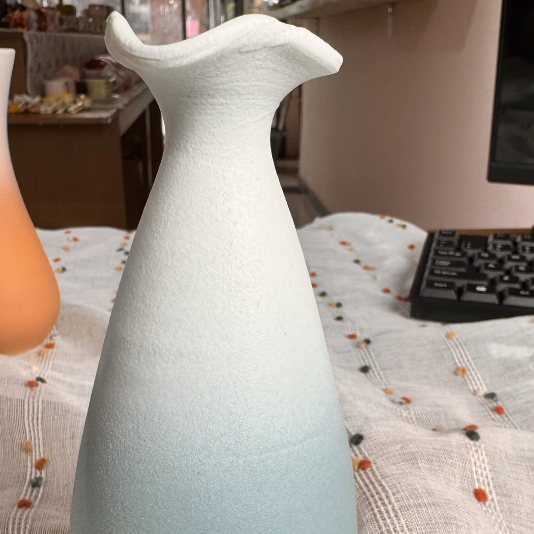 全手工渐变色花瓶