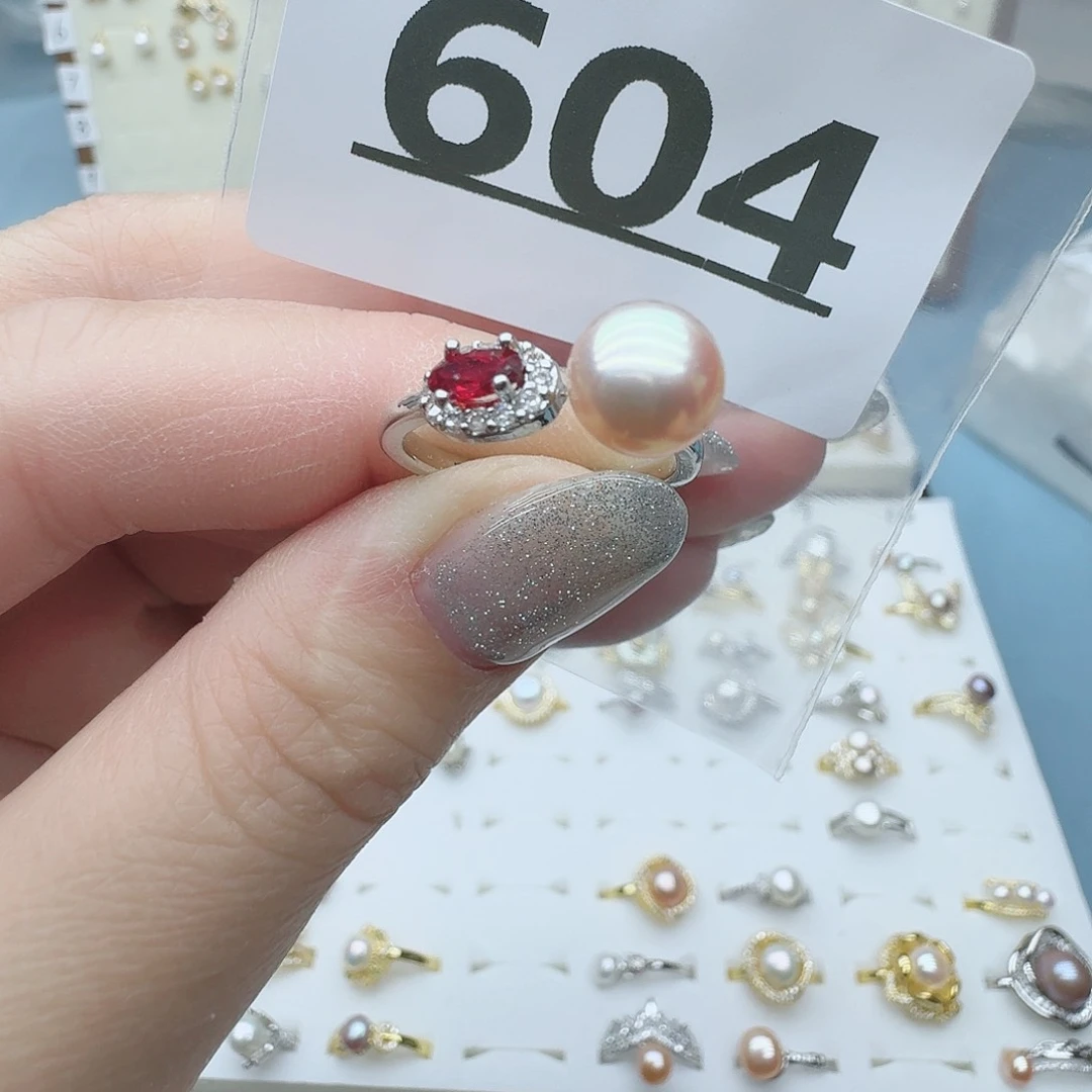 淡水珍珠珠宝奇石合金604