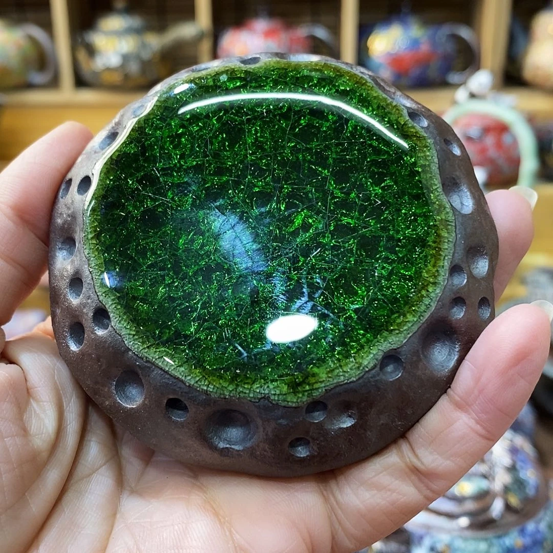 粗陶柴烧志野茶器