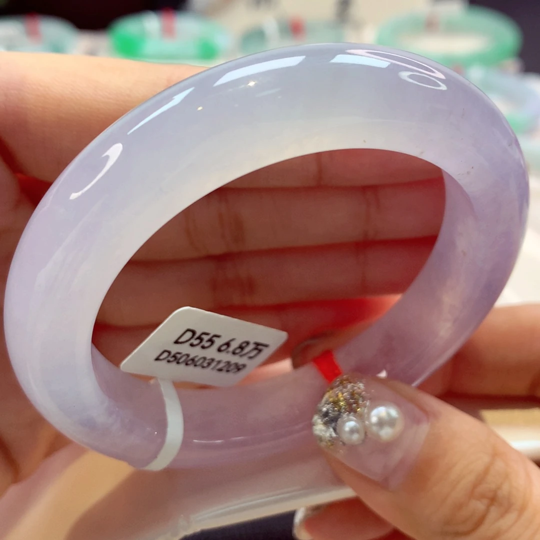 未镶嵌手镯翡翠47号正圈77