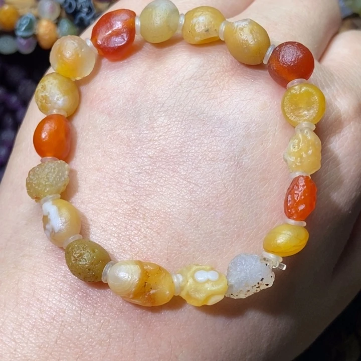 玛瑙/玉髓合金手链