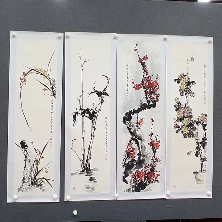 国画书画作品多次