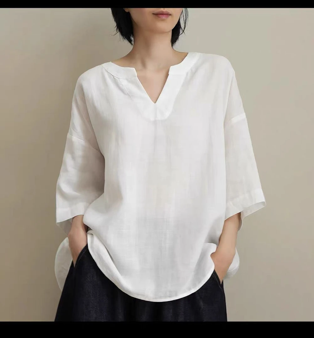 FDOA 高品重工高端亚麻 休闲 衬衣 两色入 7102