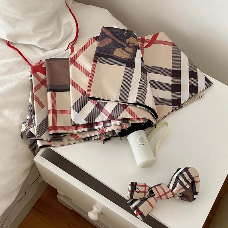 可爱学生全自动折叠伞防晒防紫外线晴雨两用太阳伞便携迷你遮阳伞