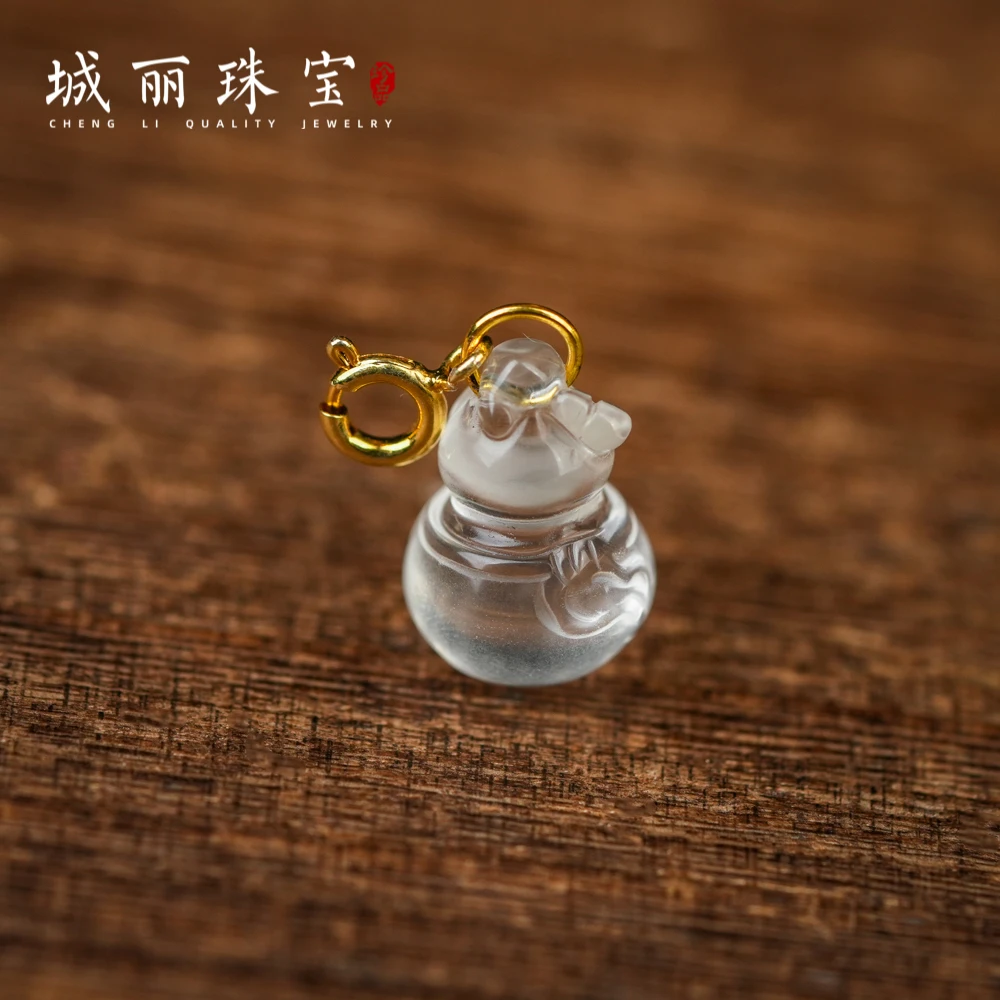 白水晶葫芦吊坠/个（多样性发货）FL-3387
