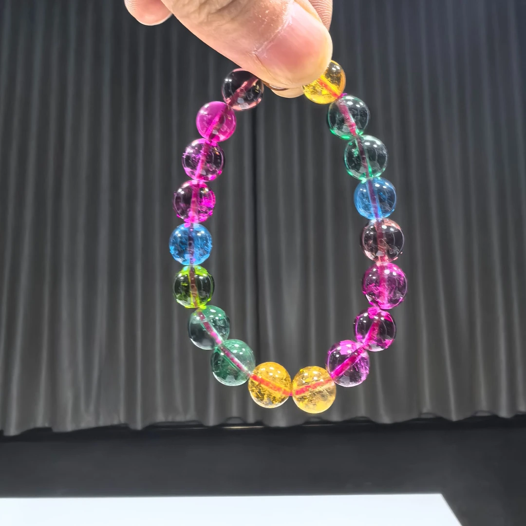 全净彩虹单圈12mm手串（多样性发其一）BX9