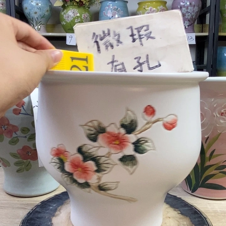 景德镇高温陶瓷花盆