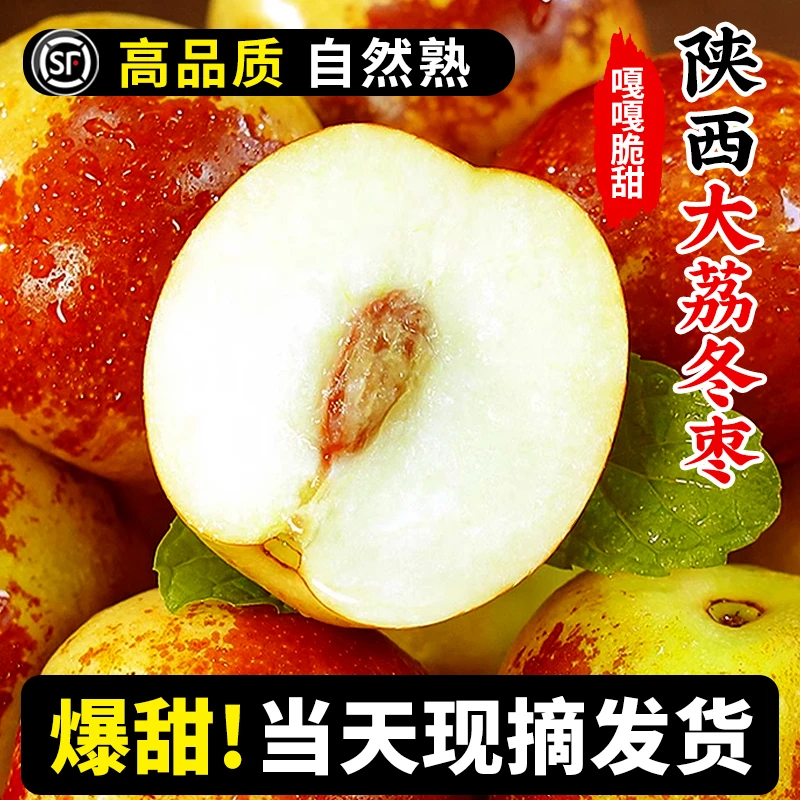 【顺丰送上门】陕西大荔冬枣当季鲜枣新鲜水果现货精品枣子特级大果补气血陕西省