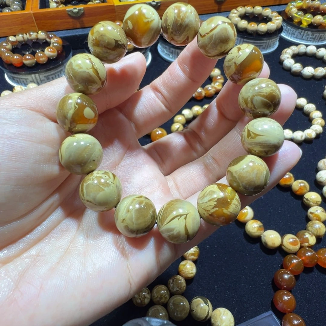 未镶嵌琥珀手串妖花溶洞14规格