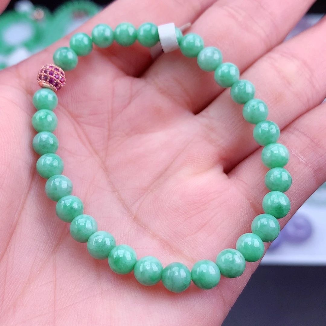 未镶嵌手链翡翠手串