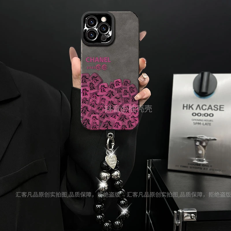 适用【苹果/oppo/华为/vivo/小米】瞳眼翻毛皮2026发财ins风手机壳