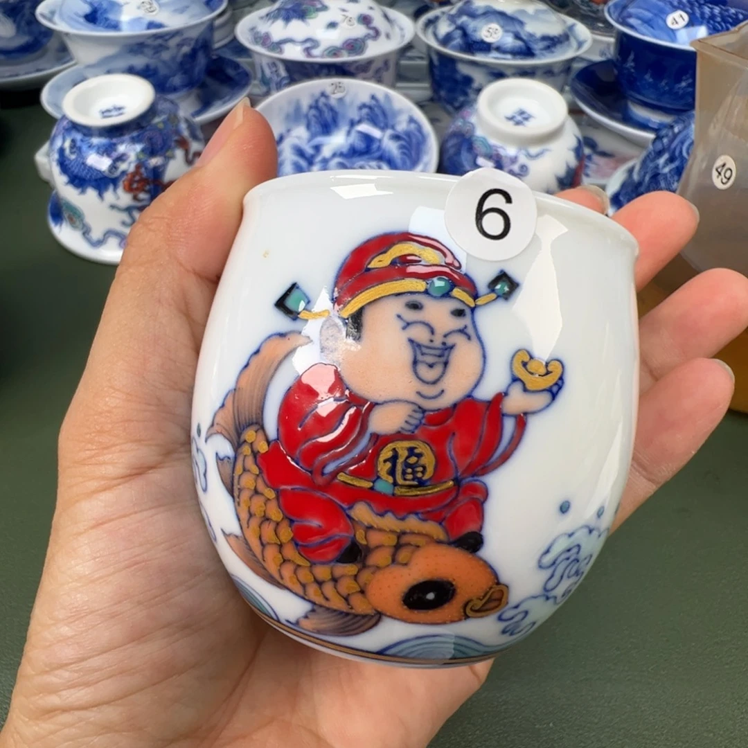 景德镇纯手工纯手绘茶具木木6