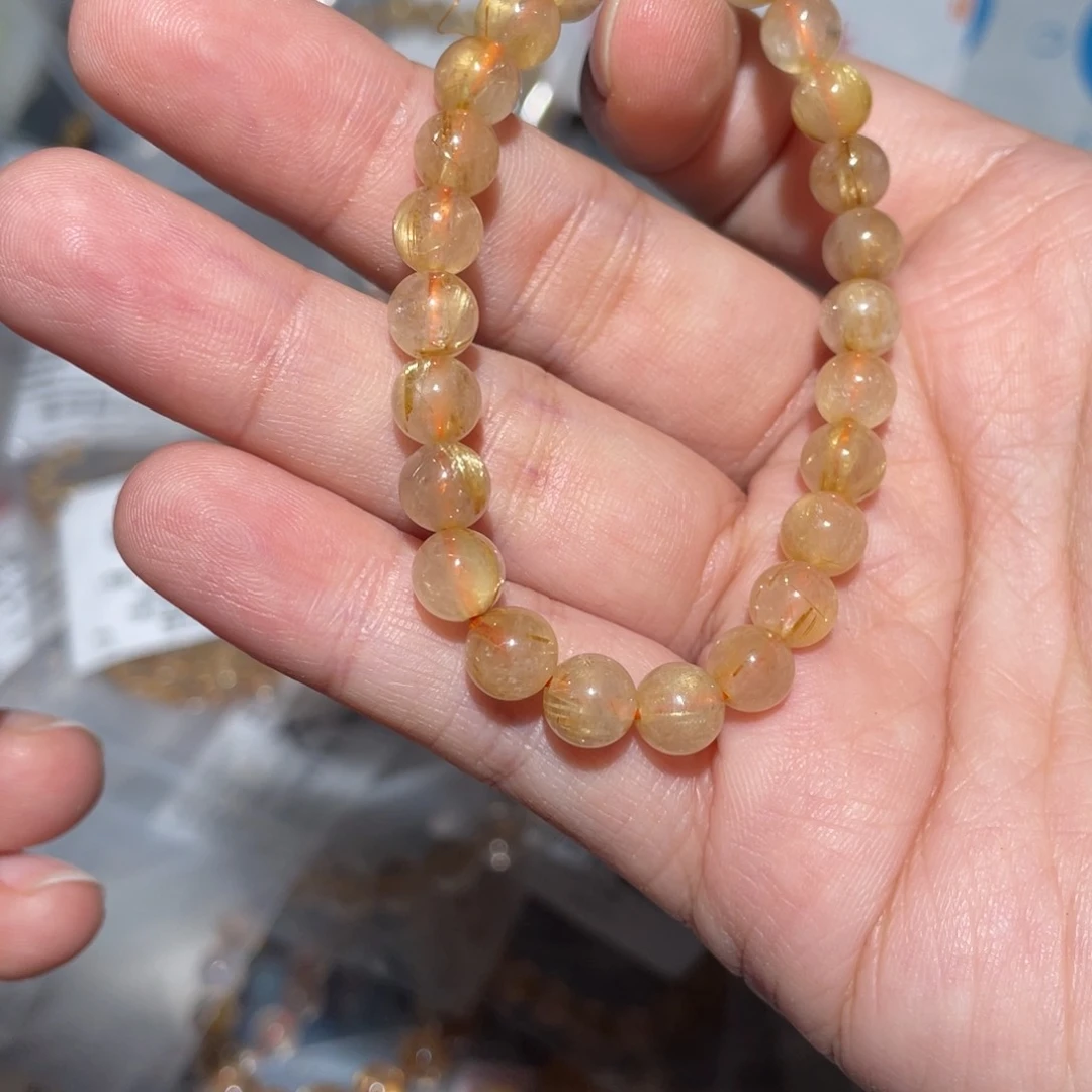 水晶手链未镶嵌兰*手链