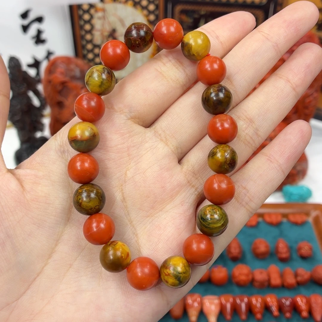 南红玛瑙未镶嵌手串南红包浆手串