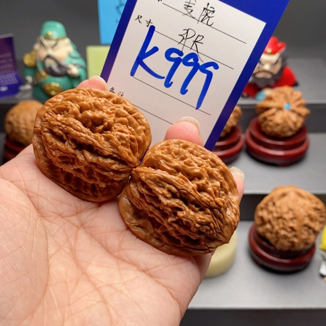 文玩核桃把件麦虎39