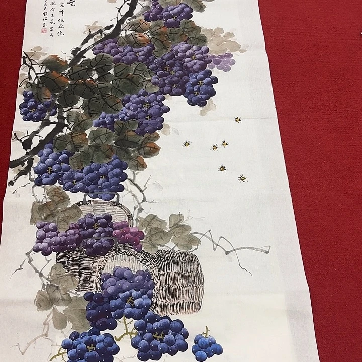 国画国画作品展览会在上海举行开幕