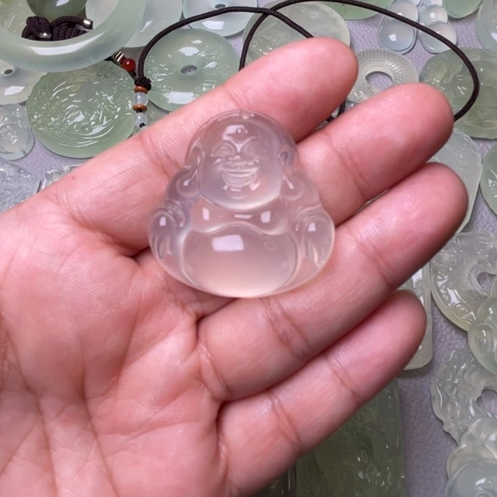 岫玉吊坠(赠链)未镶嵌觉*