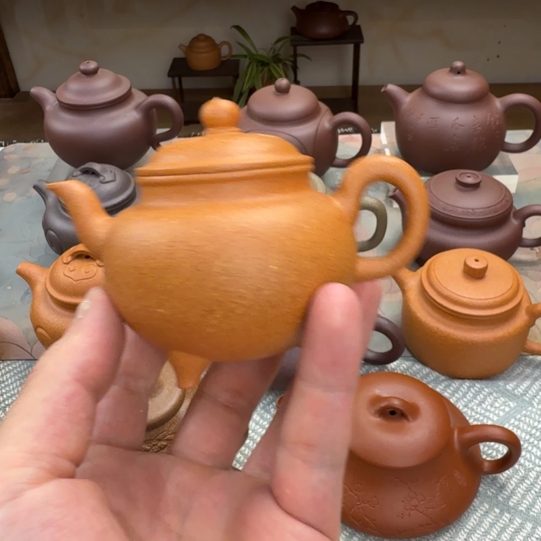 *****茶壶紫砂瑕疵 大彬如意 125cc