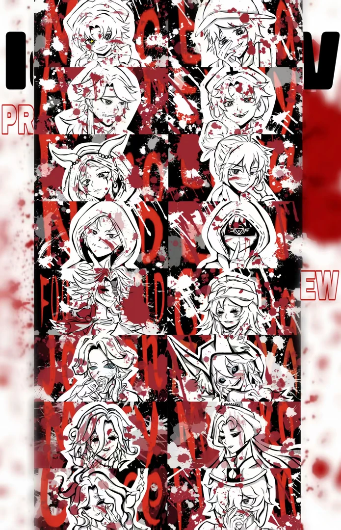 第五人格同人授权血痕木制摆台系列