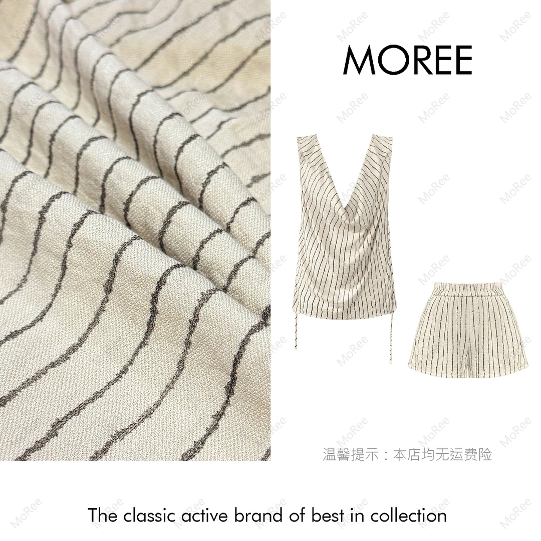 【MOREE】agréables小众荡领低胸设计套装-F8516