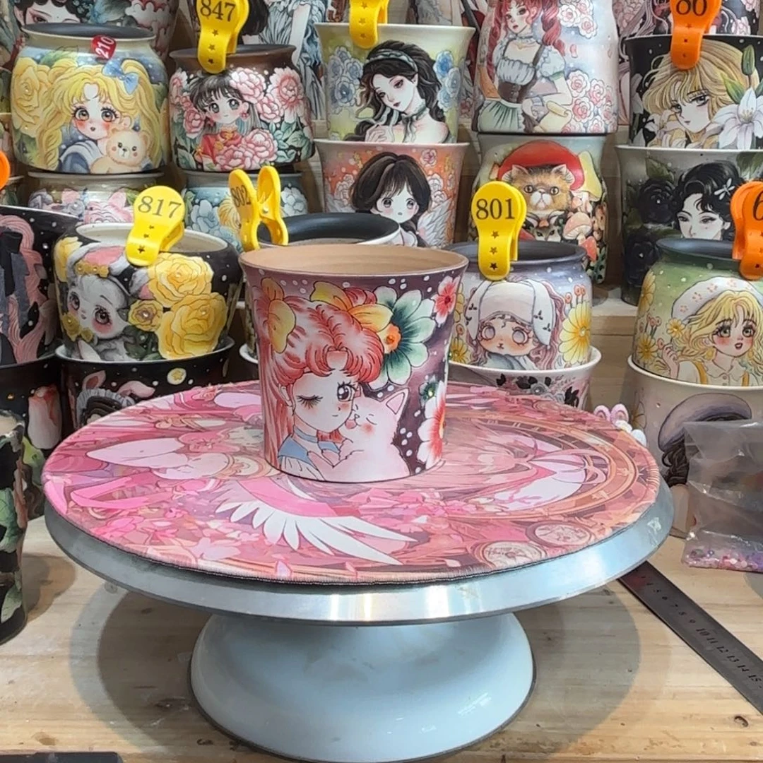 景德镇手绘花盆陶瓷10/10