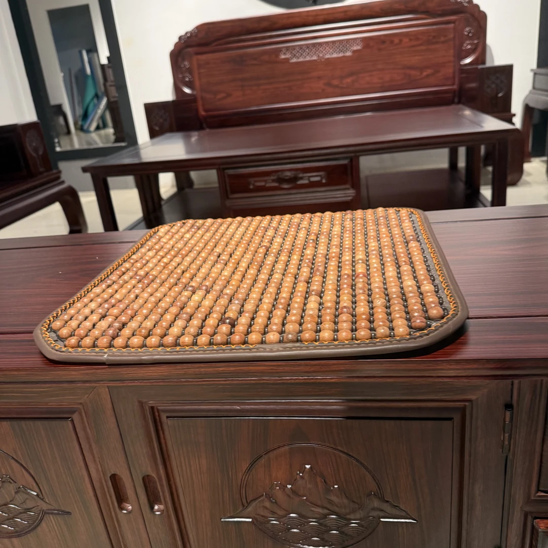 坐垫凉席坐垫夏日专属必备手工制作木头实木垫子凉爽网红实木家具