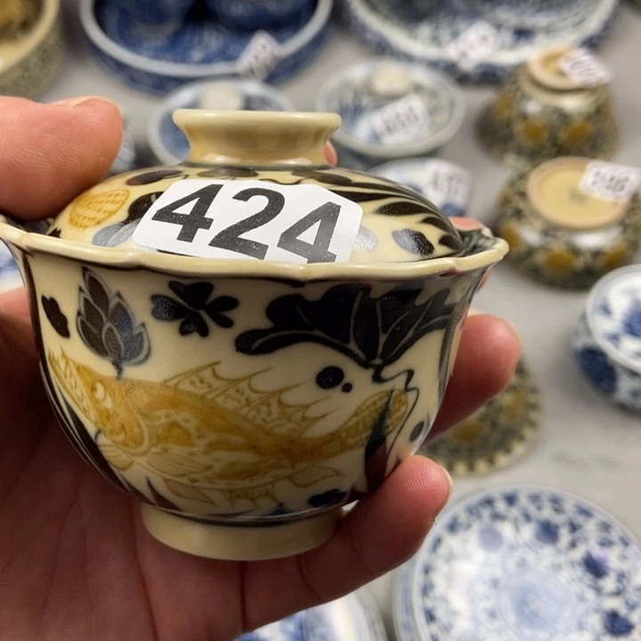 巍***仑瓷片手工手绘手工制作