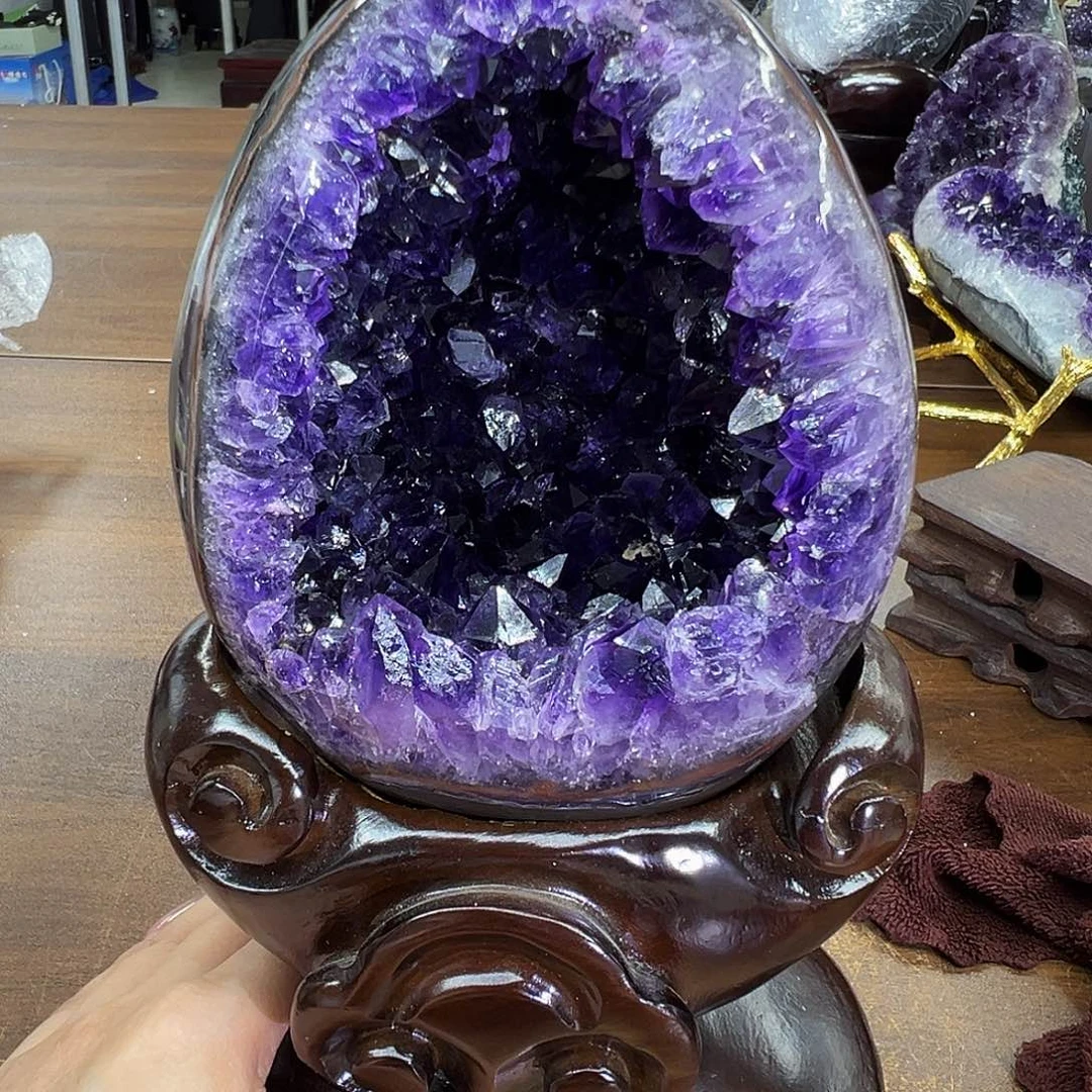 紫晶摆件未镶嵌天然水晶大型摆件未镶嵌