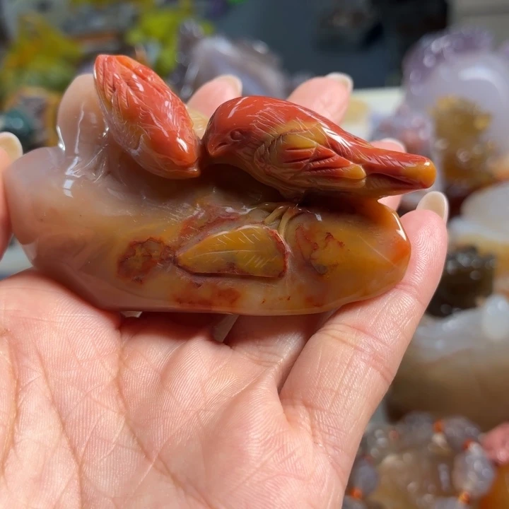 玛瑙/玉髓未镶嵌吊坠(不含链)