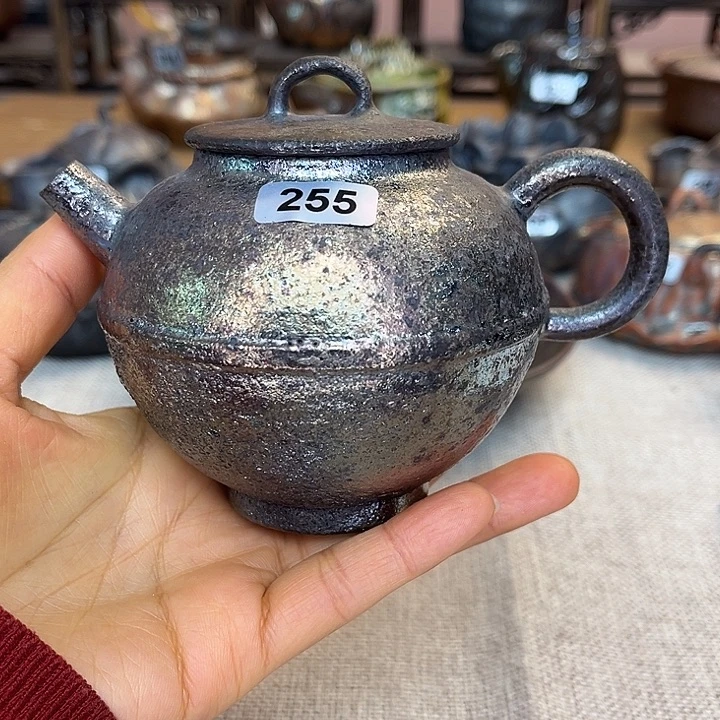 裸柴烧陶瓷手工茶器