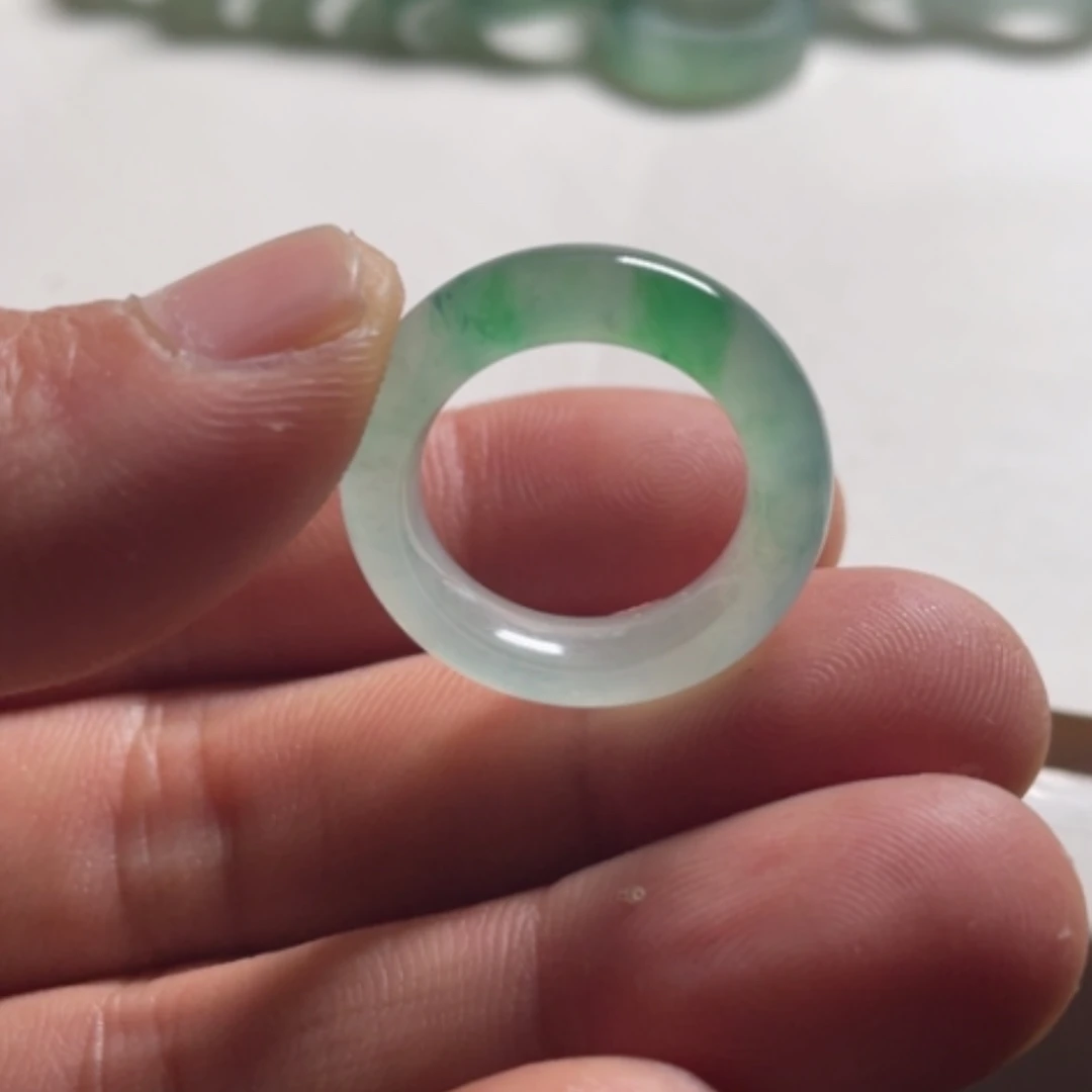 【闪购商品】定制翡翠未镶嵌戒棒15号