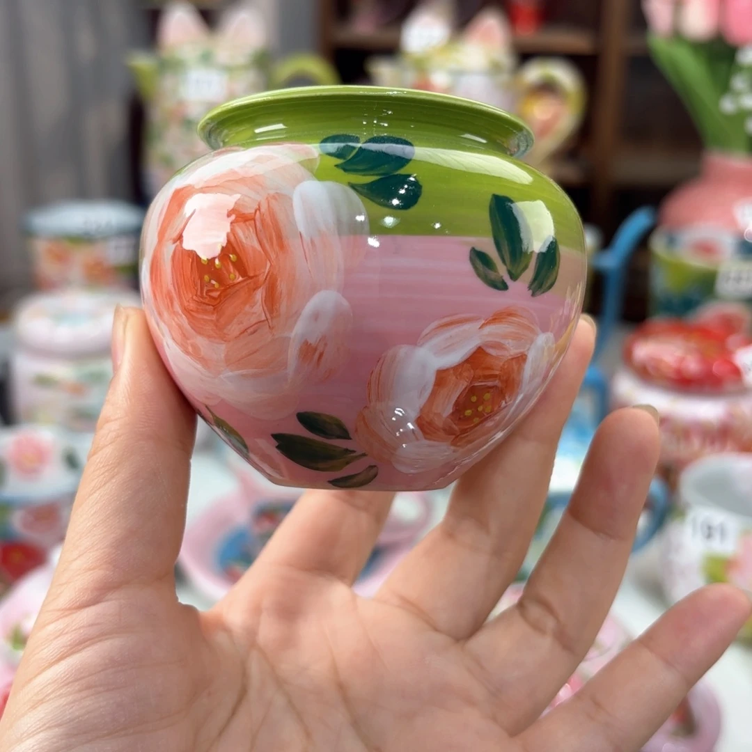 景德镇手绘高温釉下彩陶瓷茶具