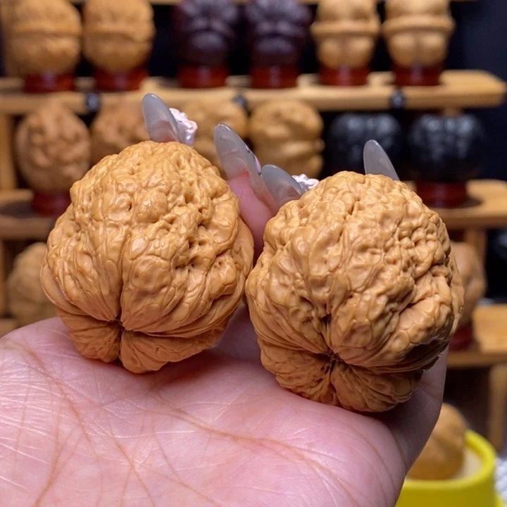 文玩核桃把件帝王蟾48号39尺