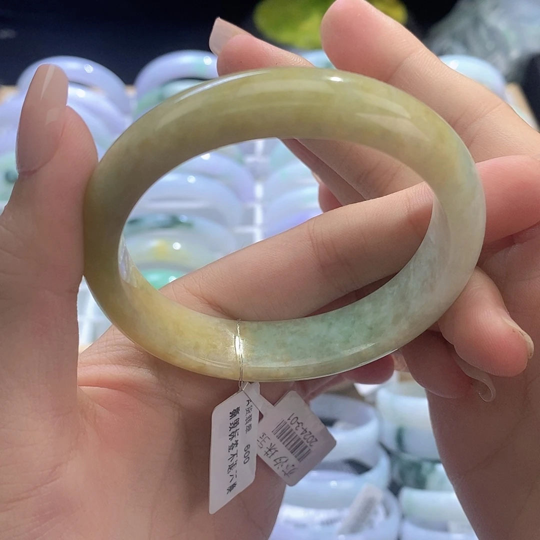 未镶嵌手链翡翠小雅54圈口贵妃