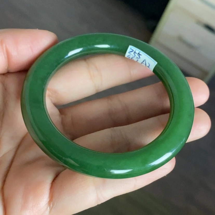 【闪购商品】未镶嵌手镯和田玉（碧玉）
