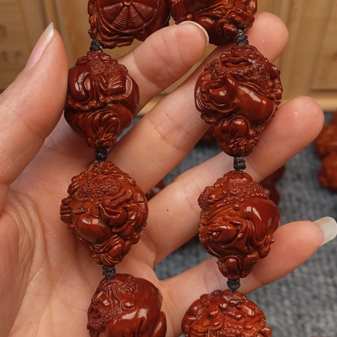 风***起橄榄核手串/手链达摩
