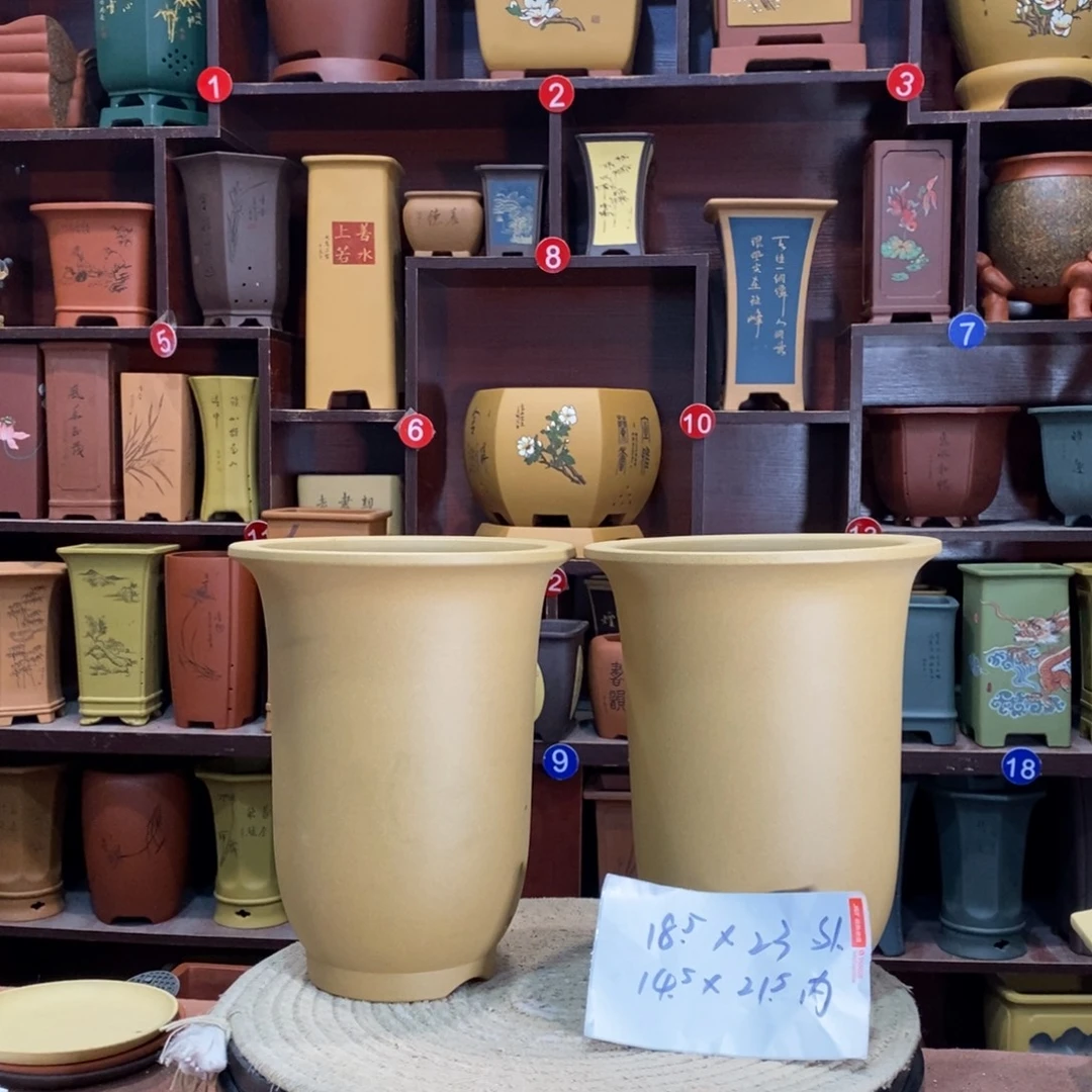 紫砂艺术紫砂花盆