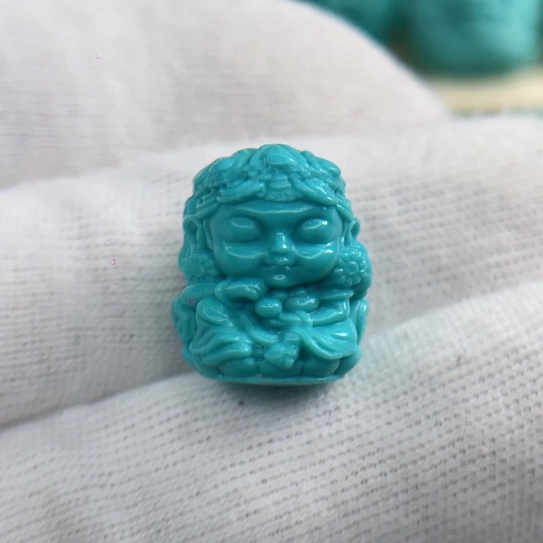 绿松石颈饰未镶嵌卡13.5-15.6-13