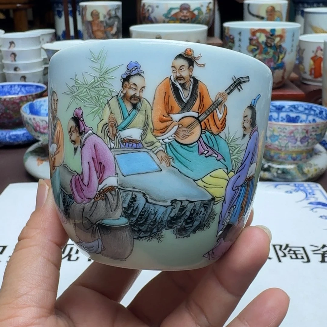 景德镇手工手绘展示
