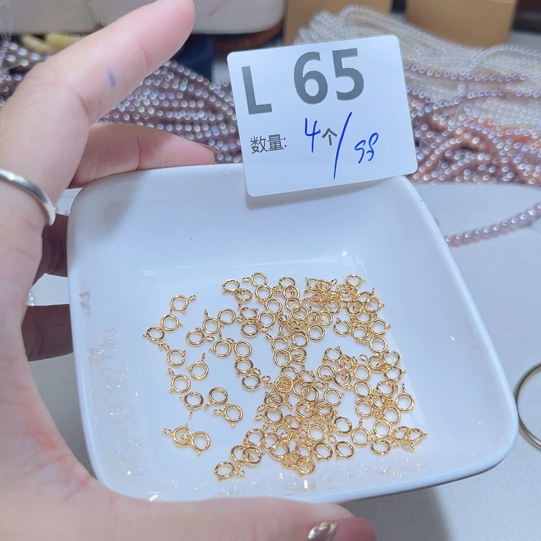 珠宝半成品水晶银S925镶嵌L65。