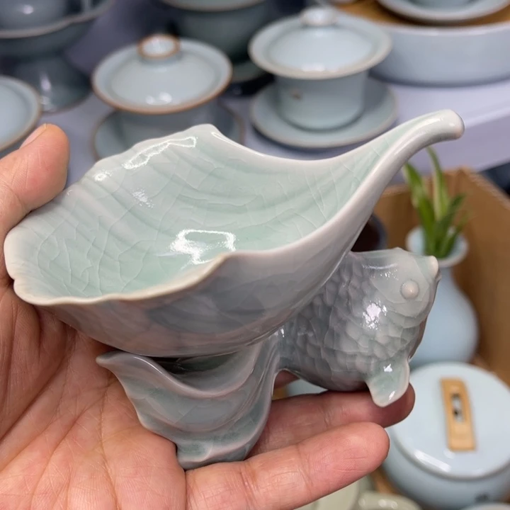 汝州原矿原釉微瑕茶漏