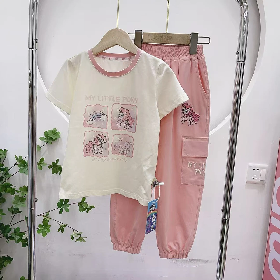 【淼淼妈】儿童夏季短袖短裤套装7305