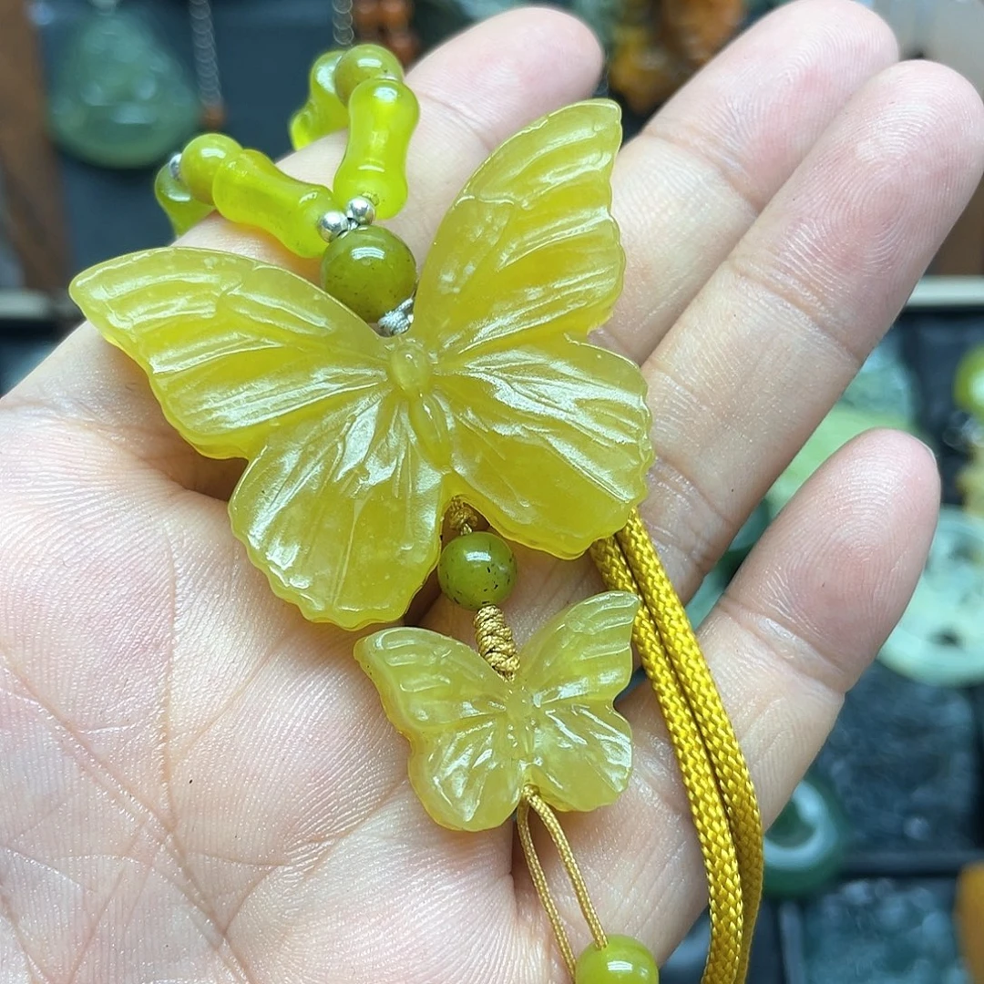 未镶嵌蛇纹石玉颈饰