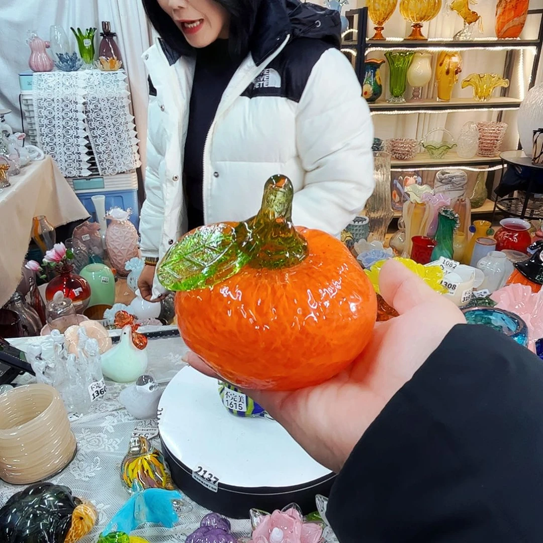 橘子家悦美居琉璃摆件
