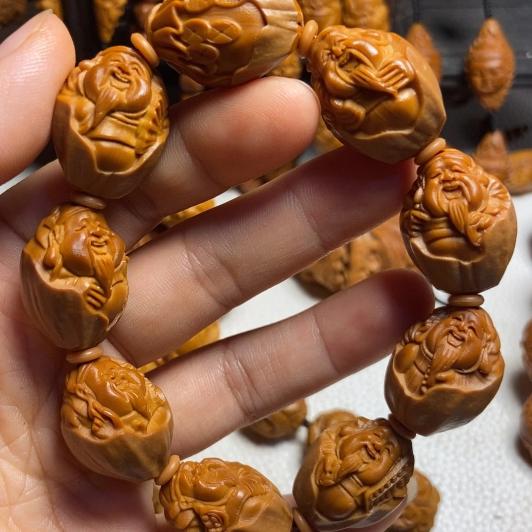 【闪购商品】手串/手链橄榄核包衣财神