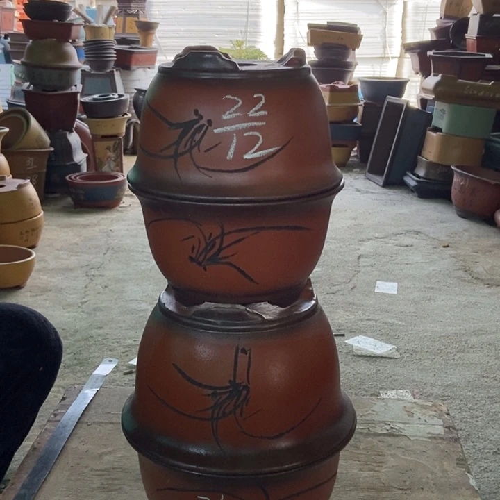 紫砂花盆紫砂紫砂