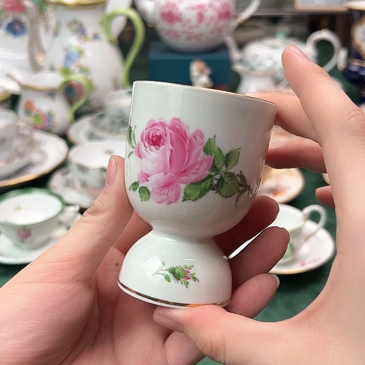 梅森二等红玫瑰茶杯